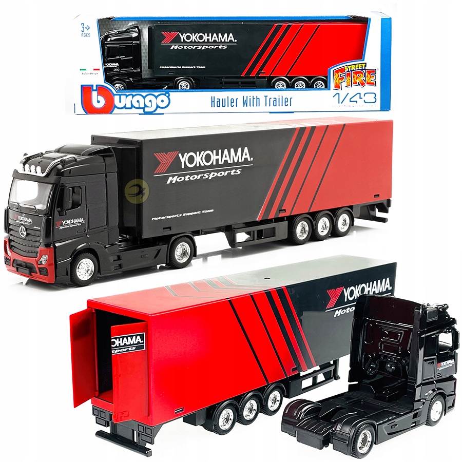 

Auto Tir Mercedes Actros Naczepa Yoko 1:43 Bburago