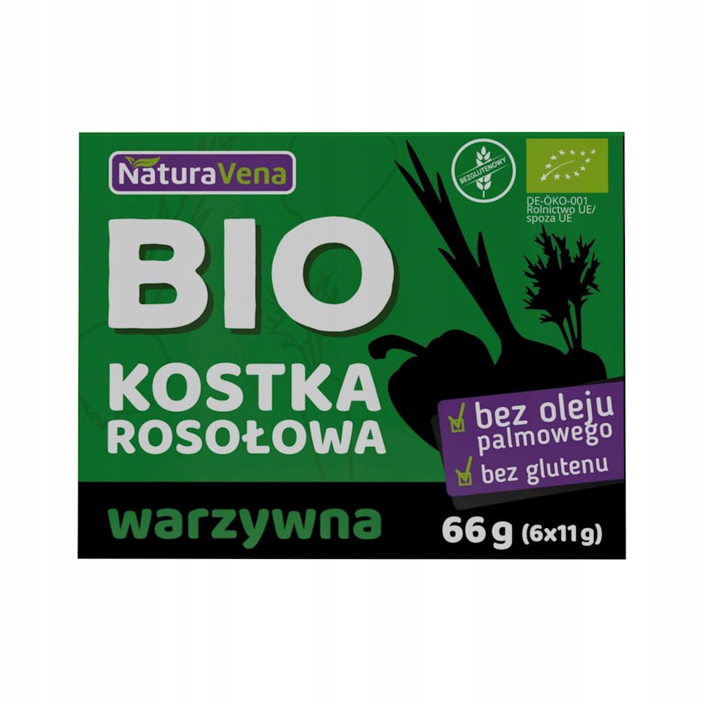 Bulion - kostki warzywne bezglutenowe BIO 66g