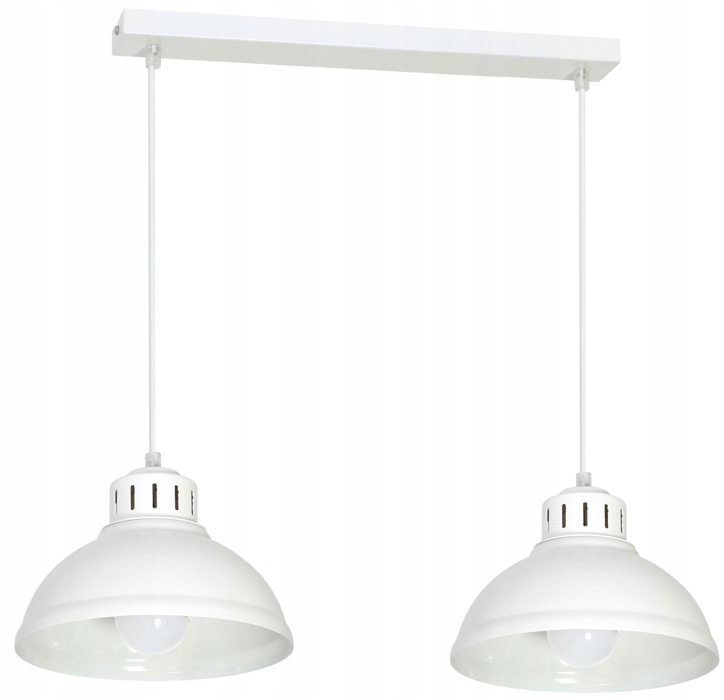 Závěsná lampa Sven Bílá Kovová Stínidlo je stylovou volbou pro světlé uspořádání