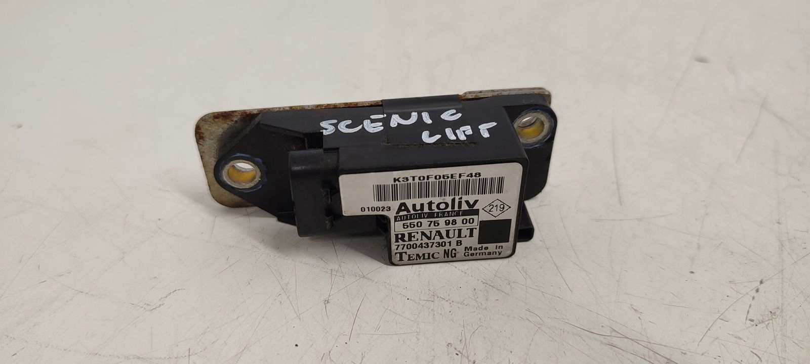 Sensore impatto d’urto Renault Scenic e RX4 LIFT