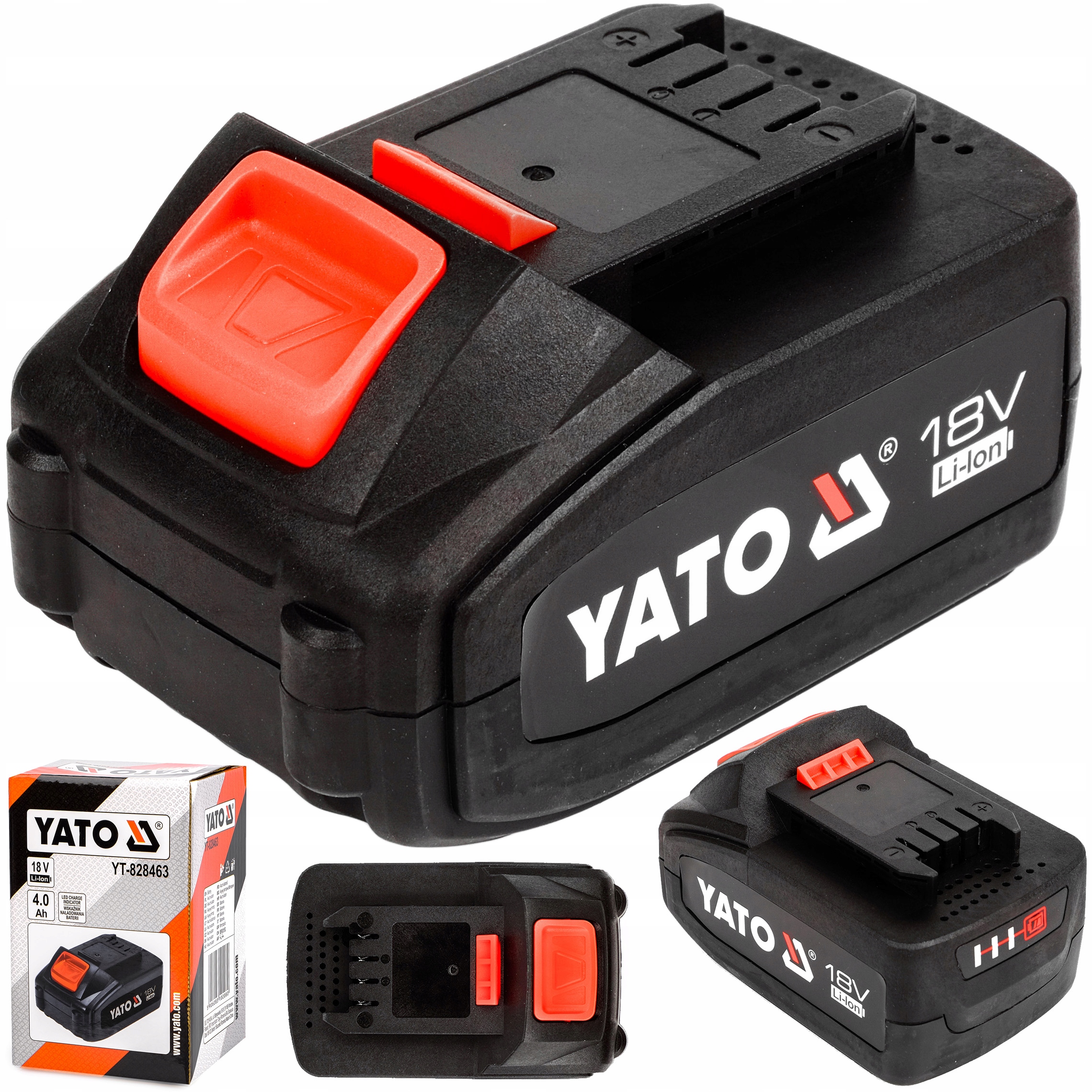 Akumulator Yato 18V Li-ion 4,0AH Bateria Elektronarzędzi System Ładowarka