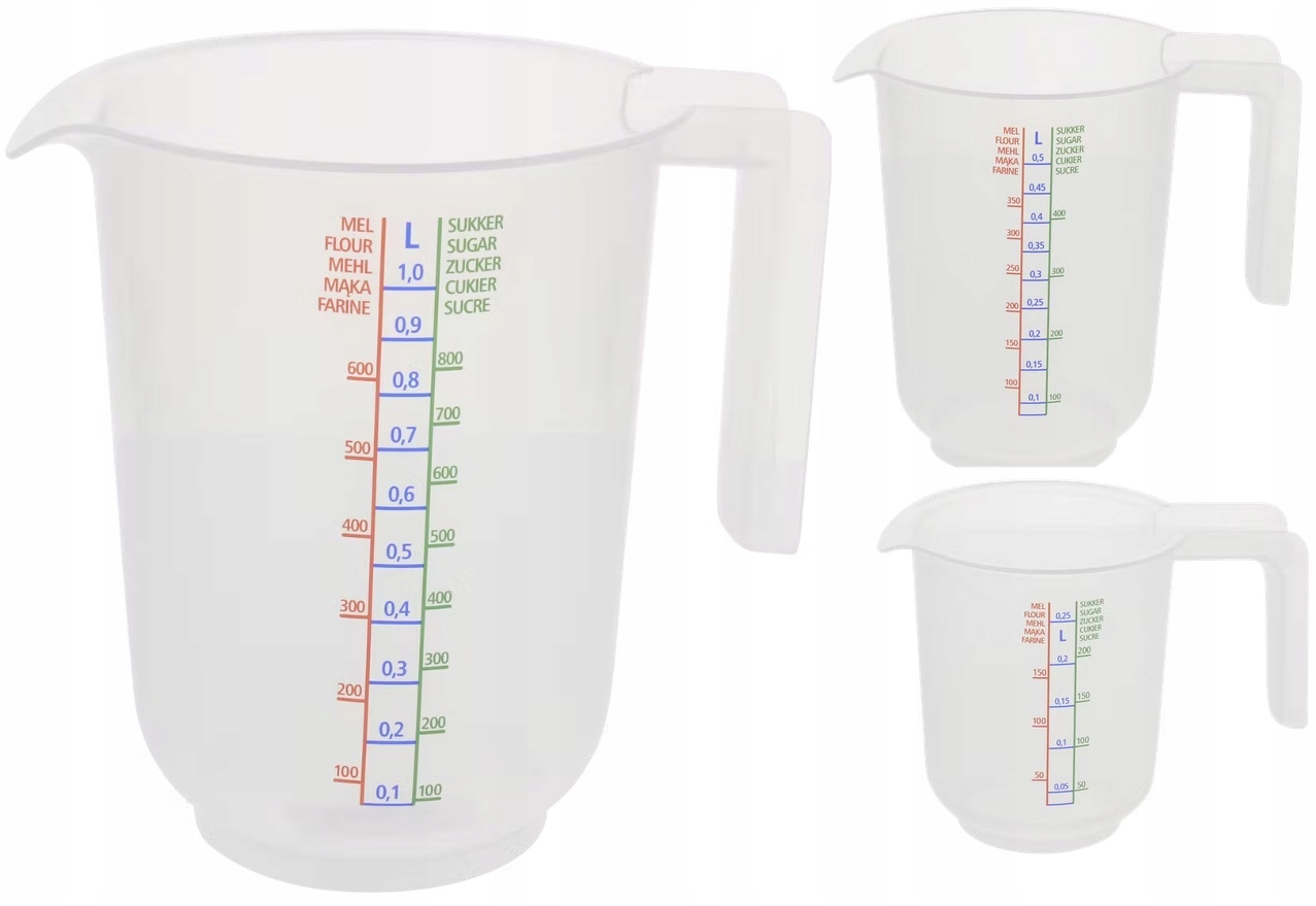 

Dzbanek Pojemnik Kuchenny Z Miarką Do Odmierzania