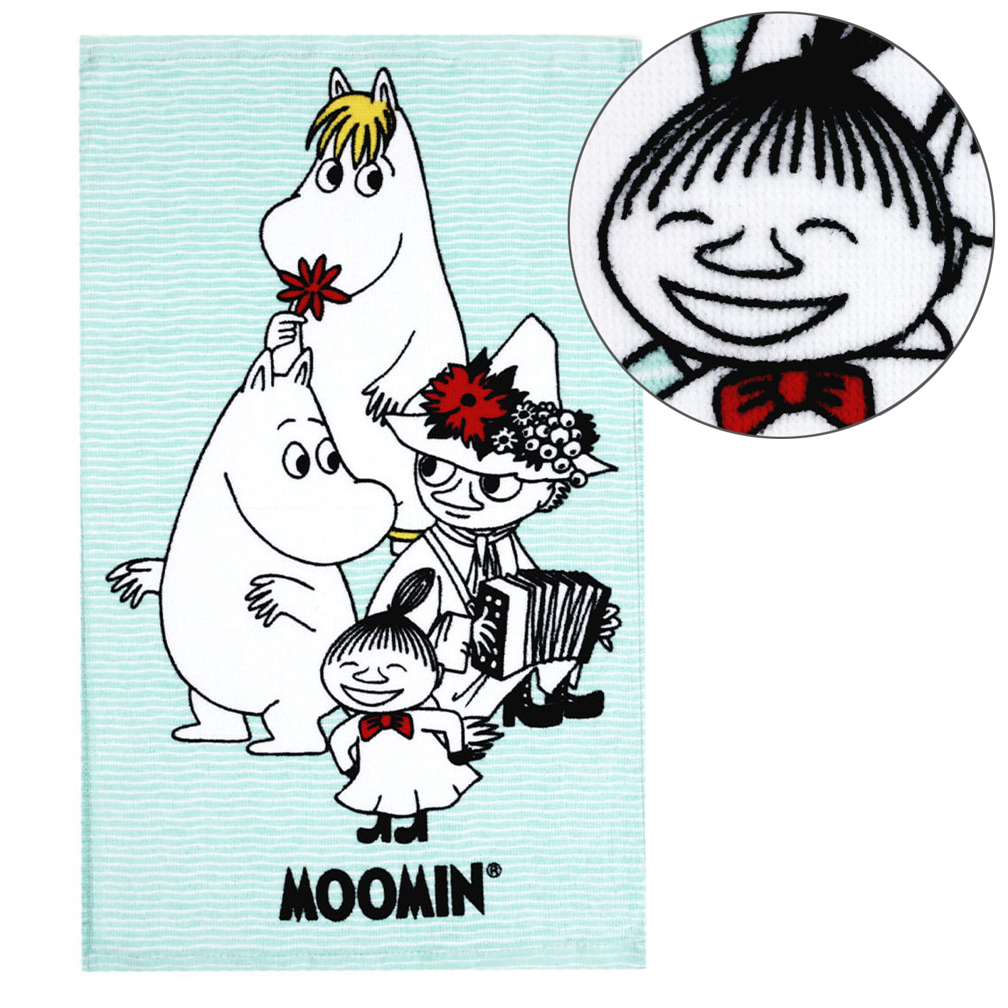 

Ręcznik dla dzieci 30x50 do przedszkola muminki