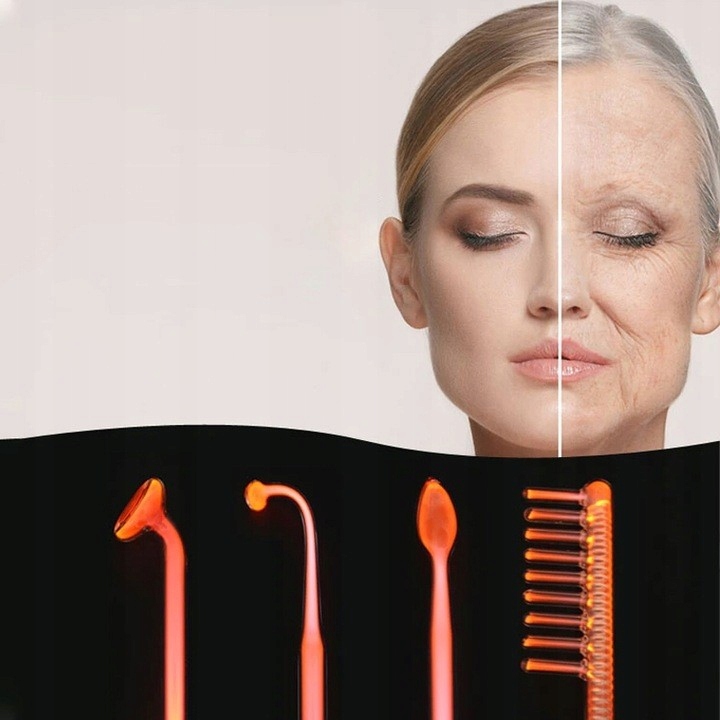 DARSONVAL DO PIELĘGNACJI TWARZY MOCNY NA ŁOJOTOK - Urządzenie Domowe Kod producenta Derma darsonval