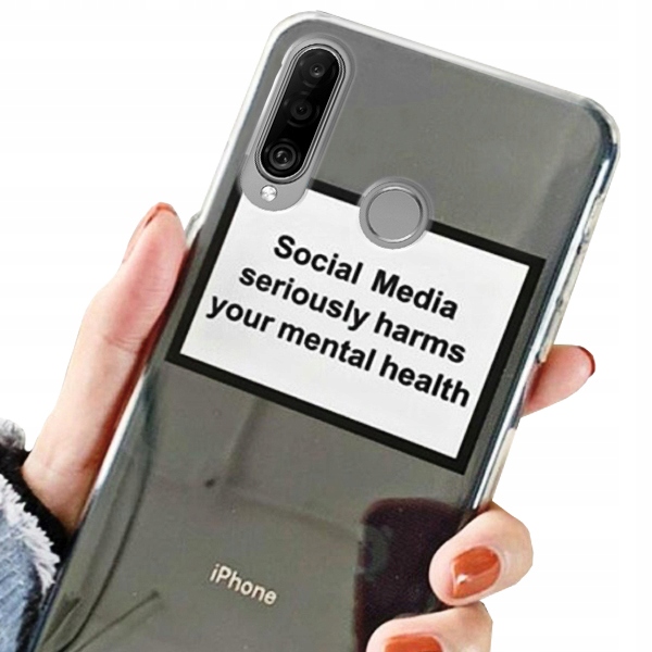 

Etui do Huawei P30 Lite case modne Social + Szkło