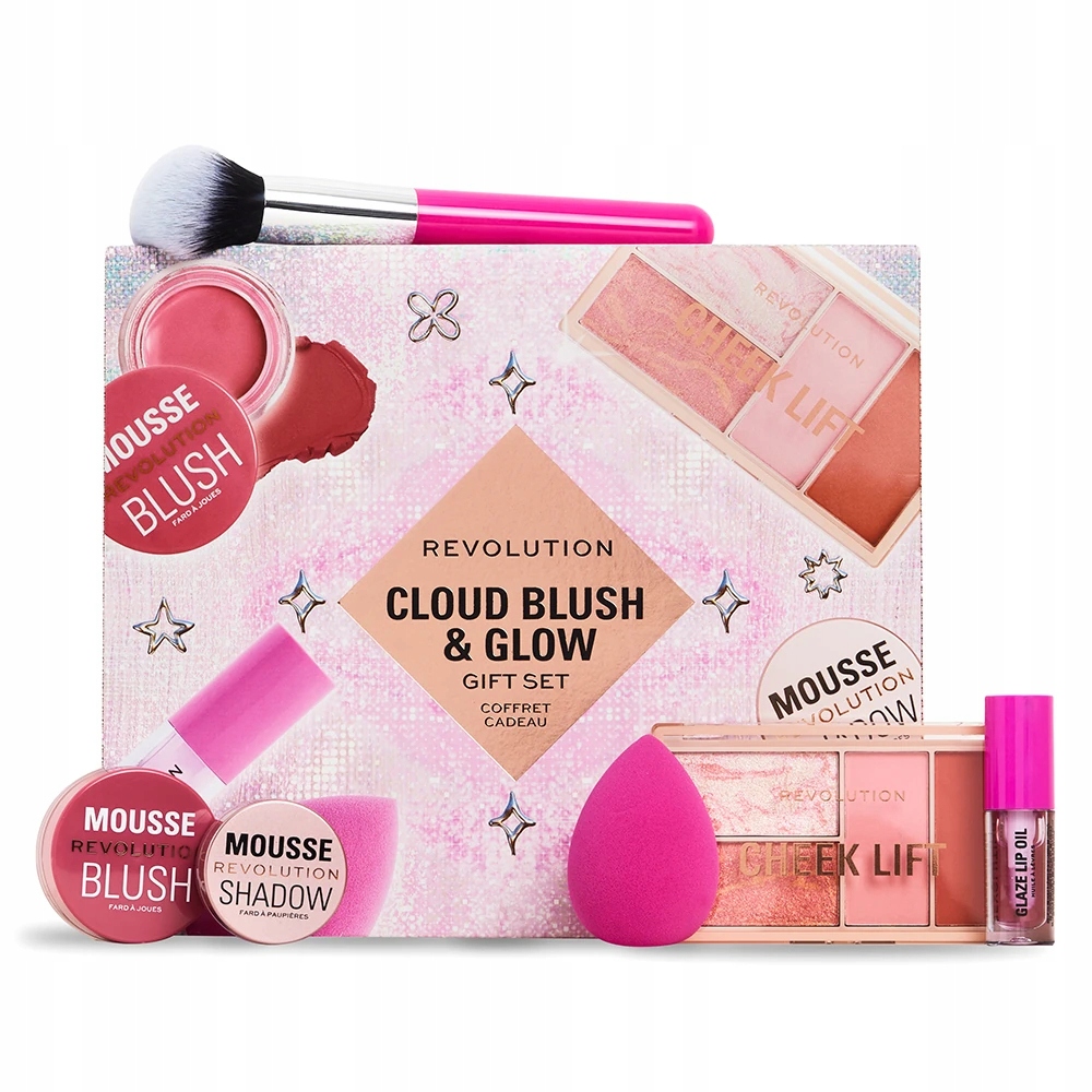 Revolution Cloud Blush and Glow Highlight Gift Set Dárková sada