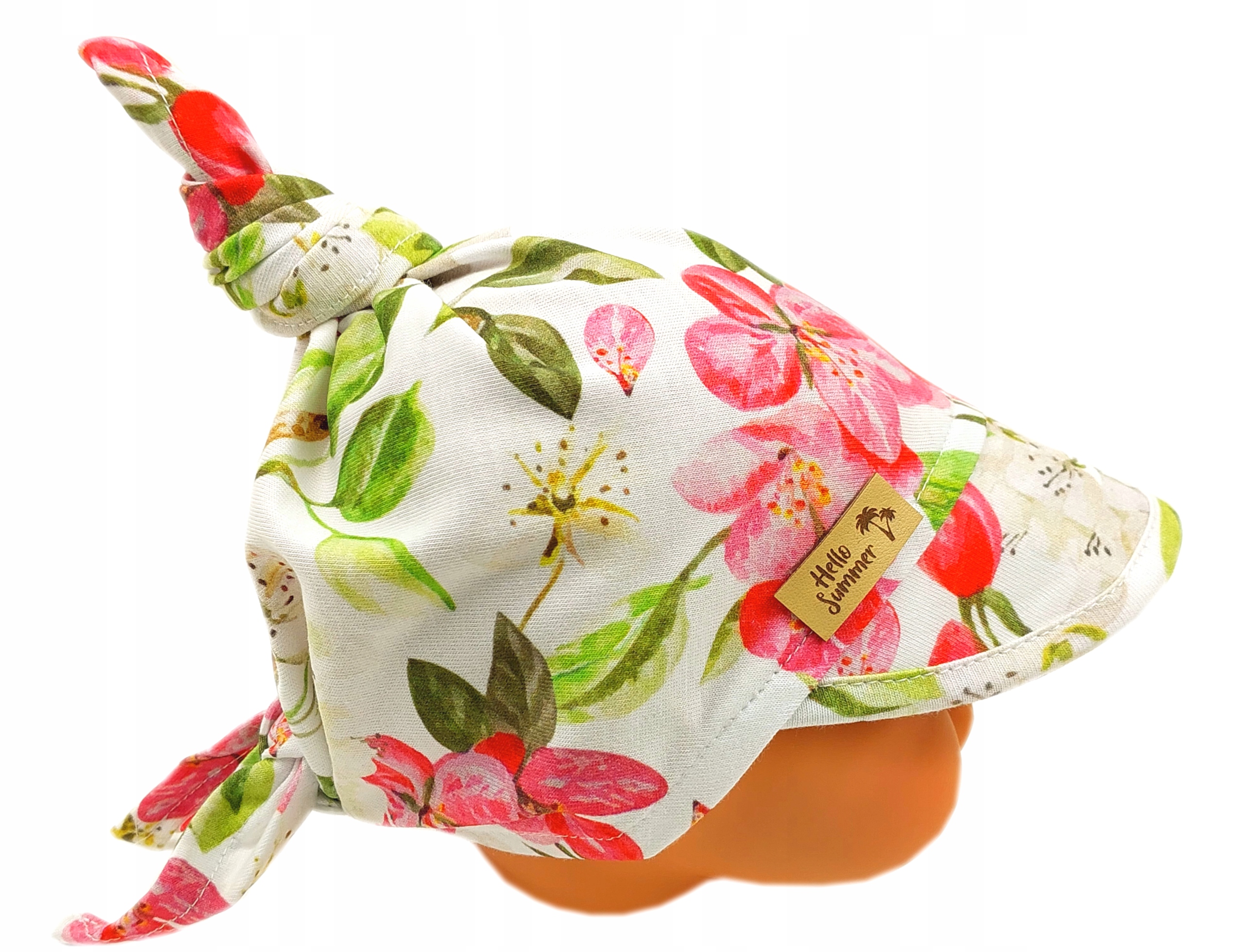 

Chustka Z Daszkiem Na Lato Czapka Od Słońca Flower