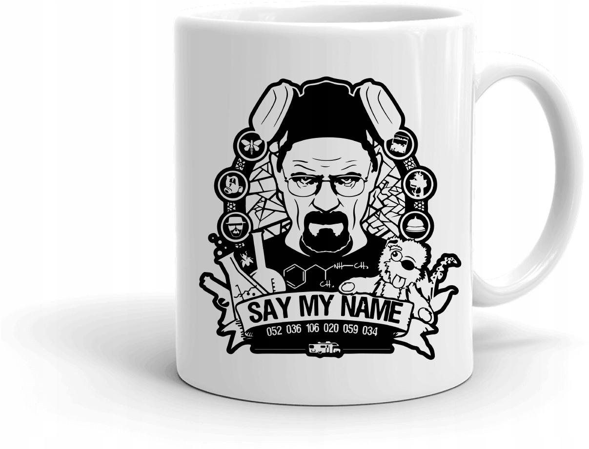 Kubek BREAKING BAD 330ml Say my name + kartonik
