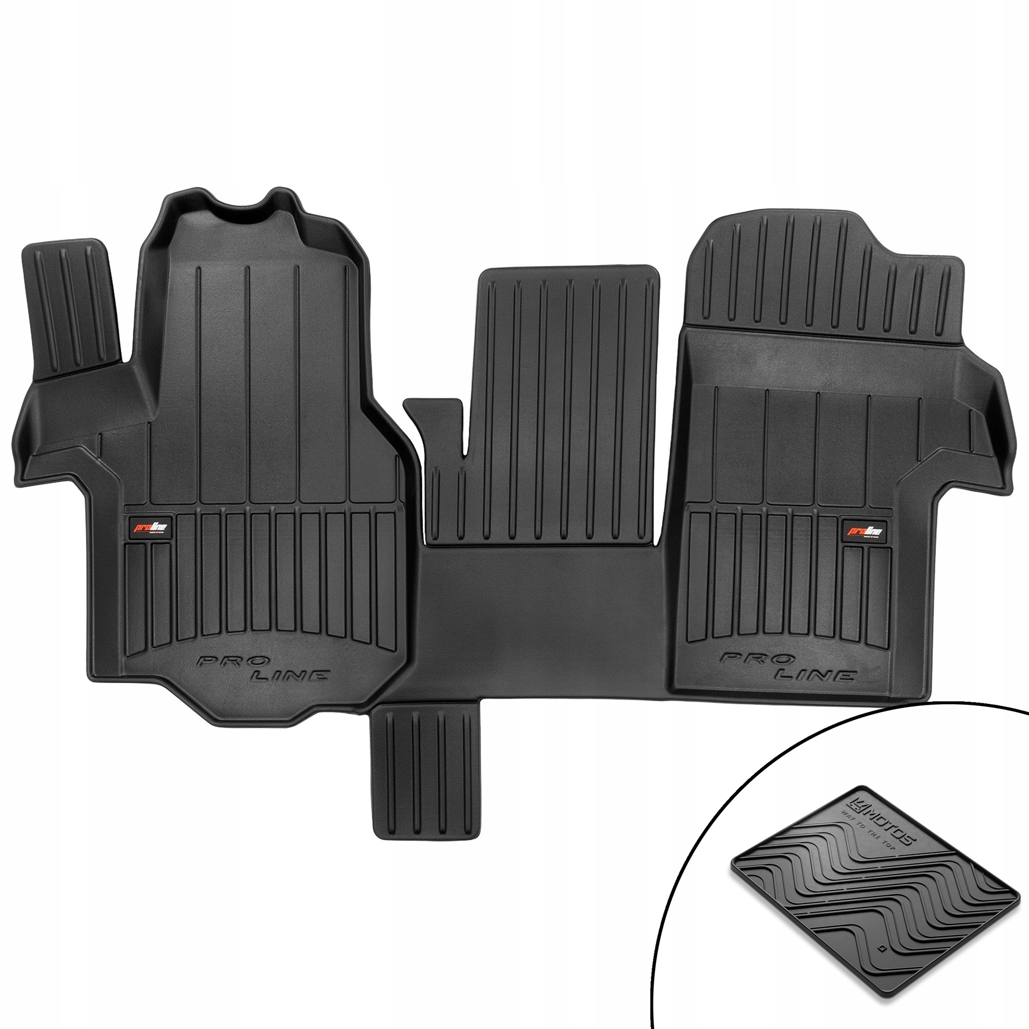 3D gumové rohože Volkswagen Crafter II od roku 2016 rohož zdarma