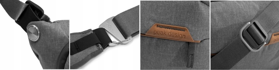 PEAK DESIGN EVERYDAY SLING v2 6L POPIELATA Torba Kolor szary