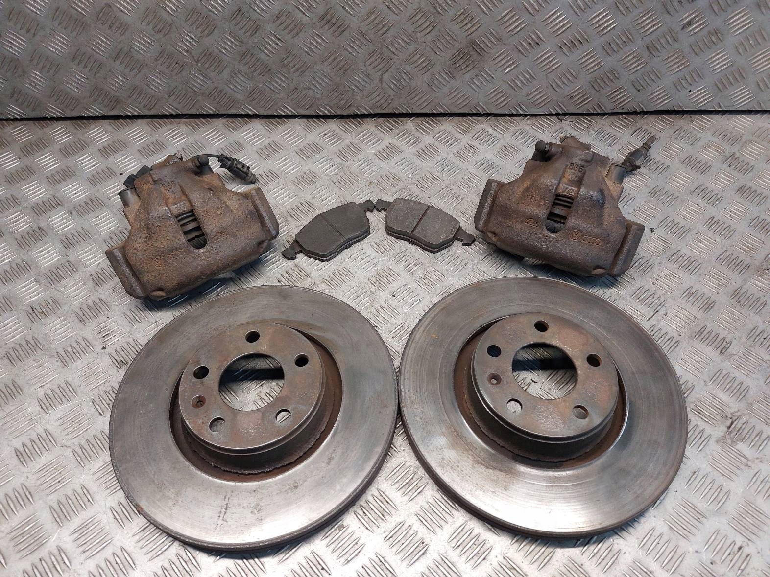 discs brake front + plates + calipers AUID A6 C6 2.0 TDI