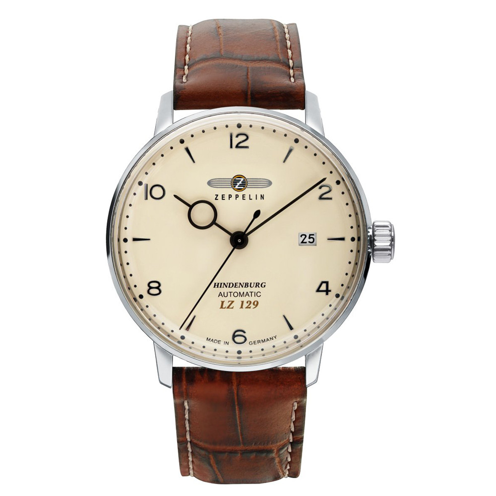 Pánské Hodinky Zeppelin 80625 hnědý pásek