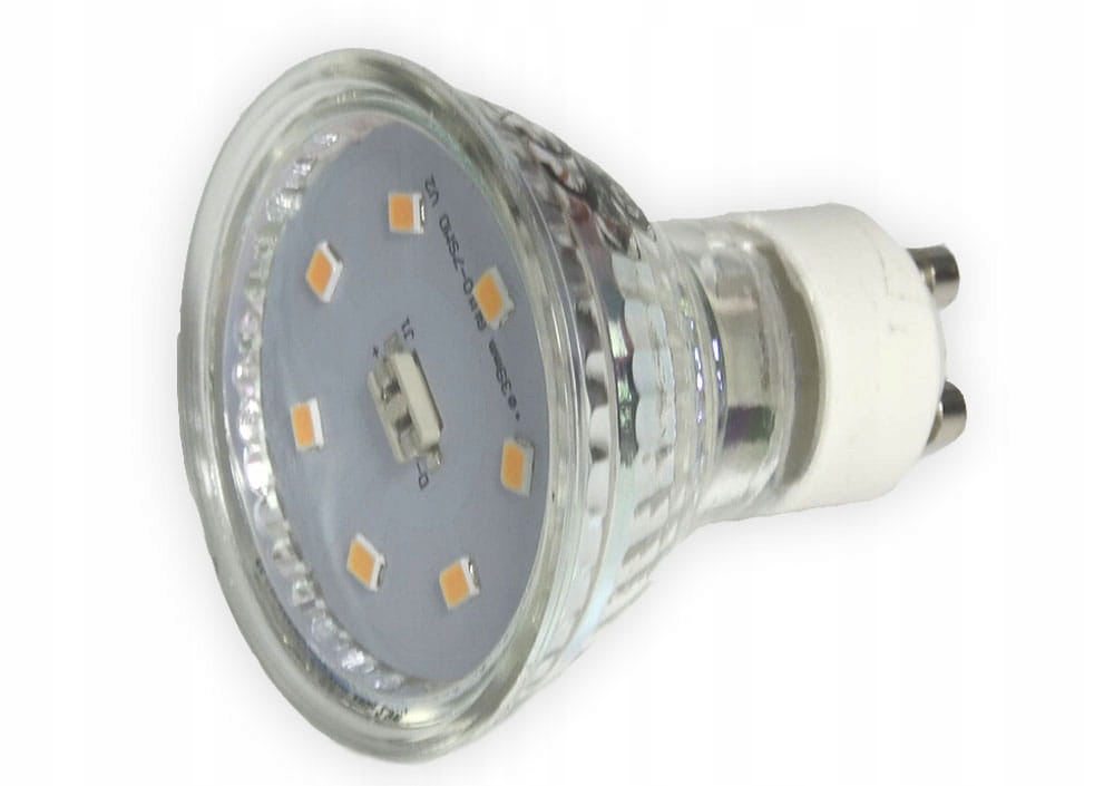 

Żarówka Led 2,9W GU10 3000k Ciepła Szklana