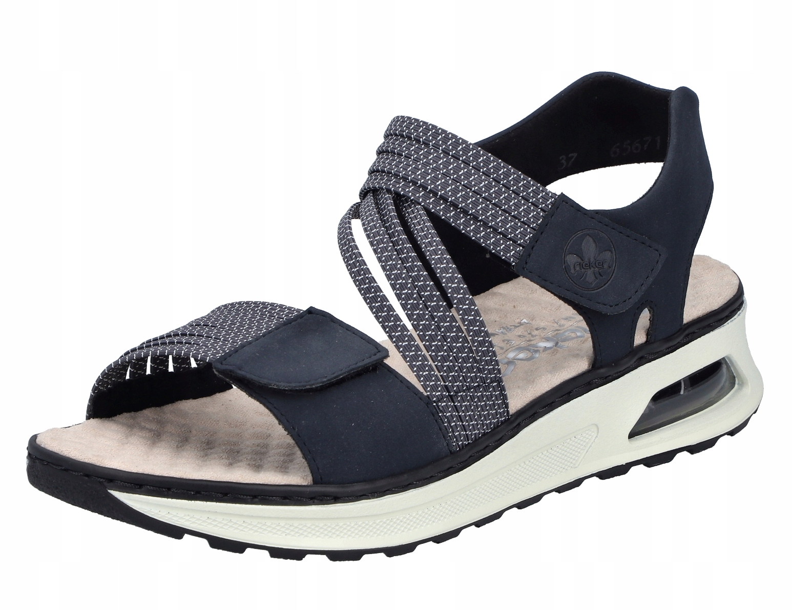 Dámské sportovní sandály Rieker 65671-14, vel. 38, tmavě modré