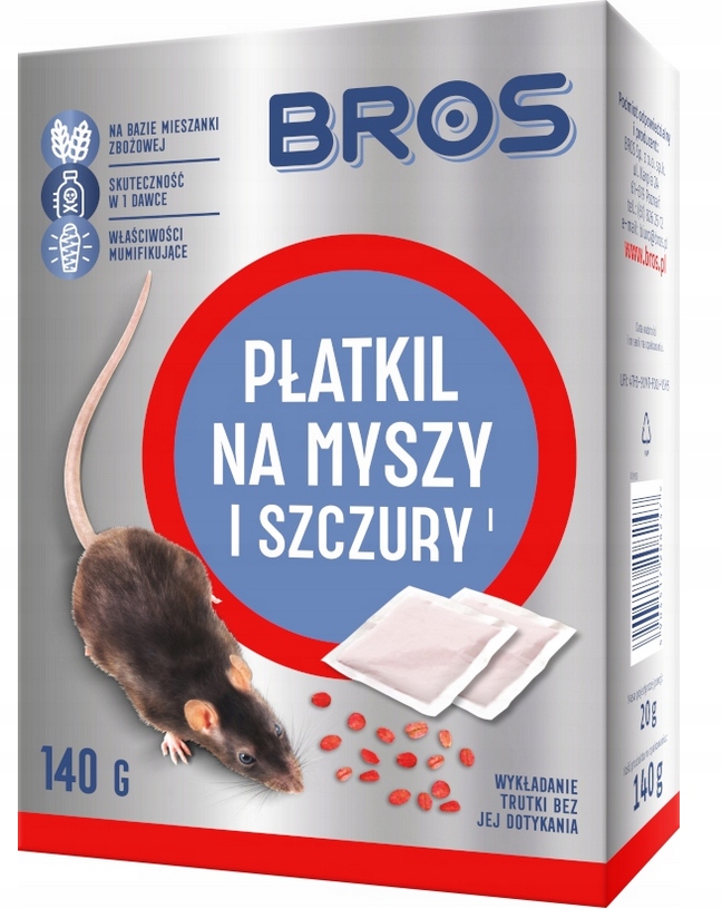 

Trutka na myszy i szczury Bros 140 g