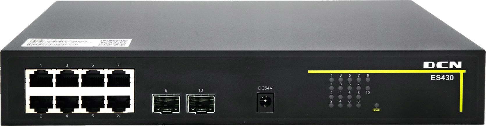 Dcn ES430-10P-POE Přepínač L2 8xPoE+ 2xSFP 120W Spravovatelný