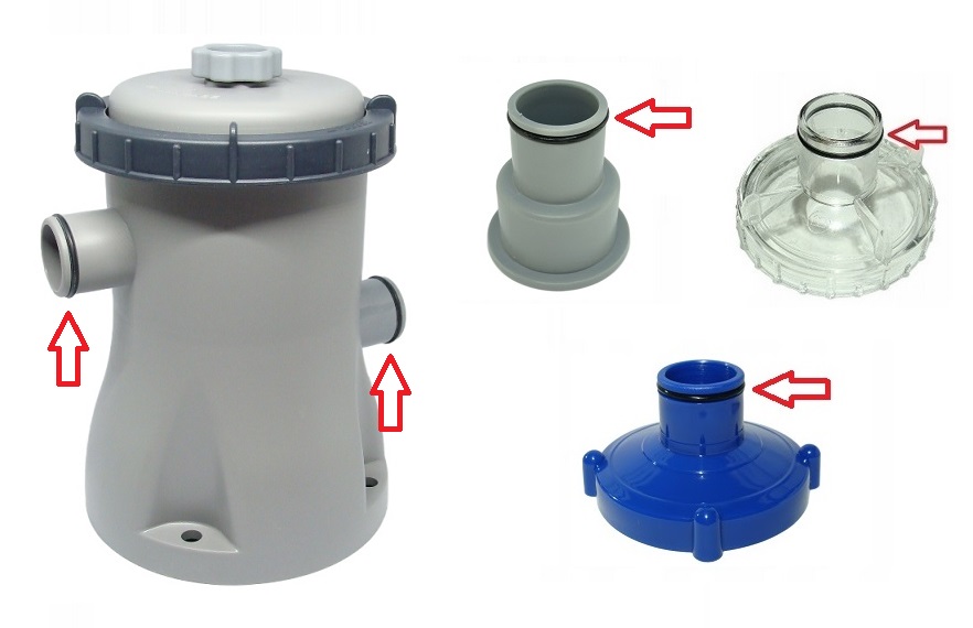 BESTWAY USZCZELKA DO WĘŻA RURY 32MM BASENU POMPY