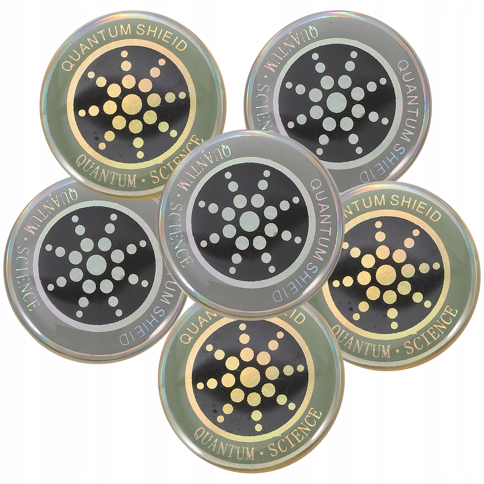 6pcs Radiation Protection Stickers Cell Phone Model 5189227772519199086