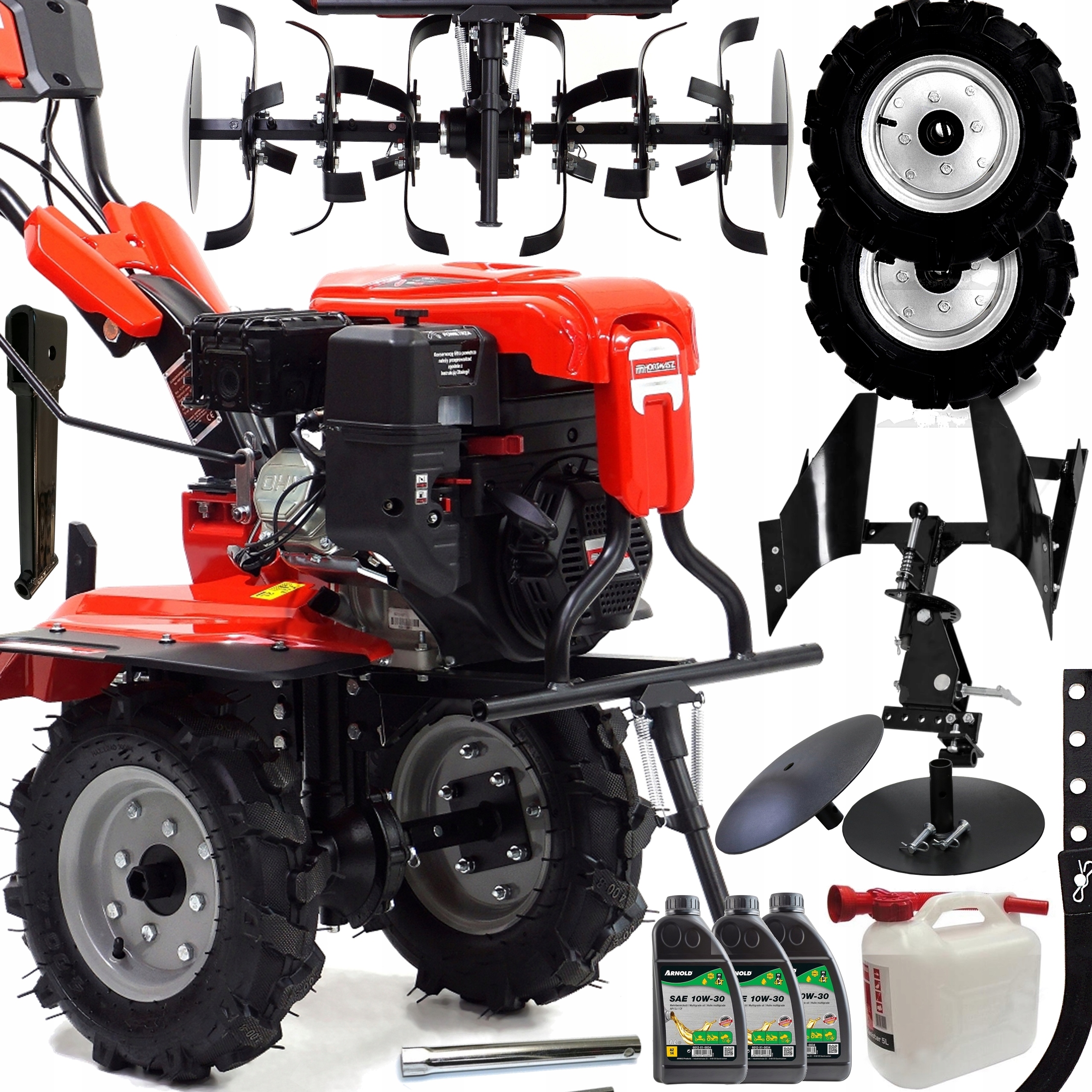 GIGANT GLEBOGRYZARKA Hortmasz 7.0KM DZIK 100cm ŻELIWO+PŁUG OBROTOWY+KOŁA XL