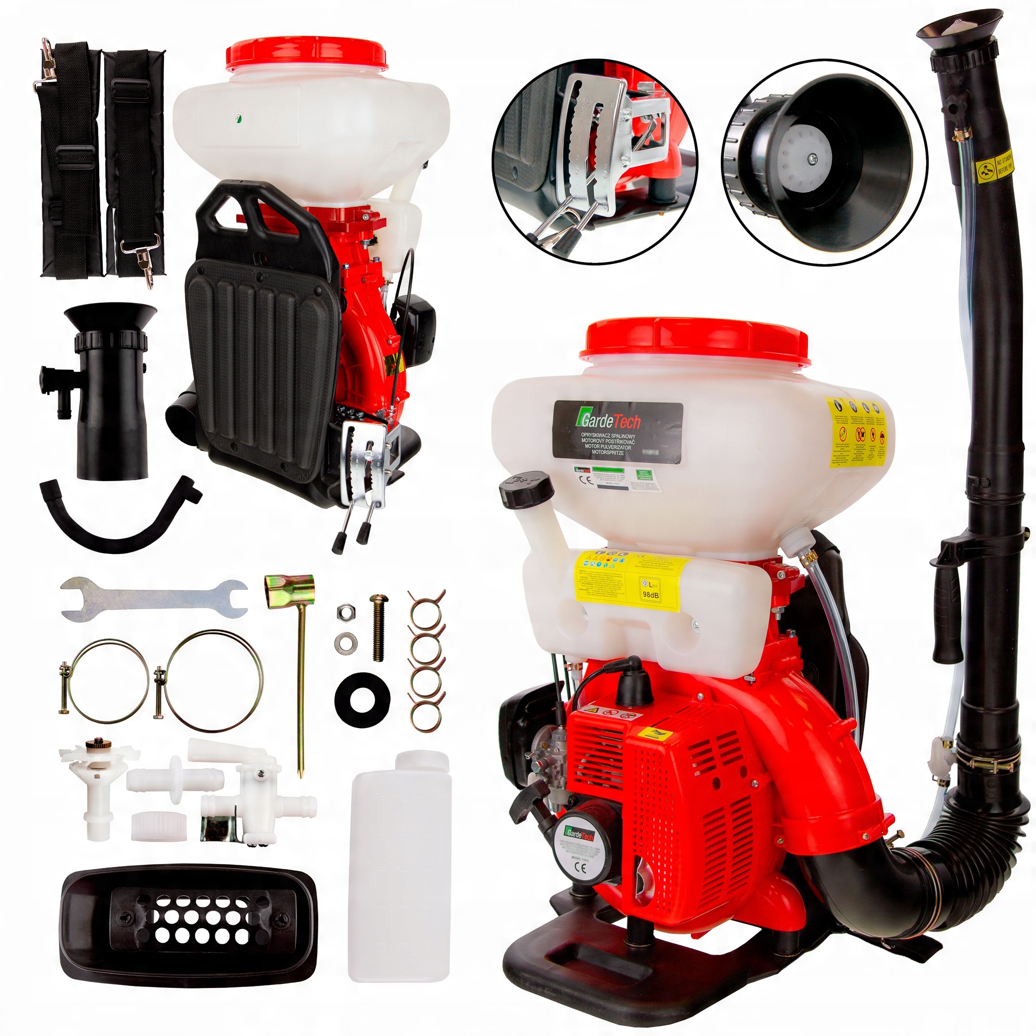 

Opryskiwacz spalinowy GardeTech 11820 20L 2.9KM