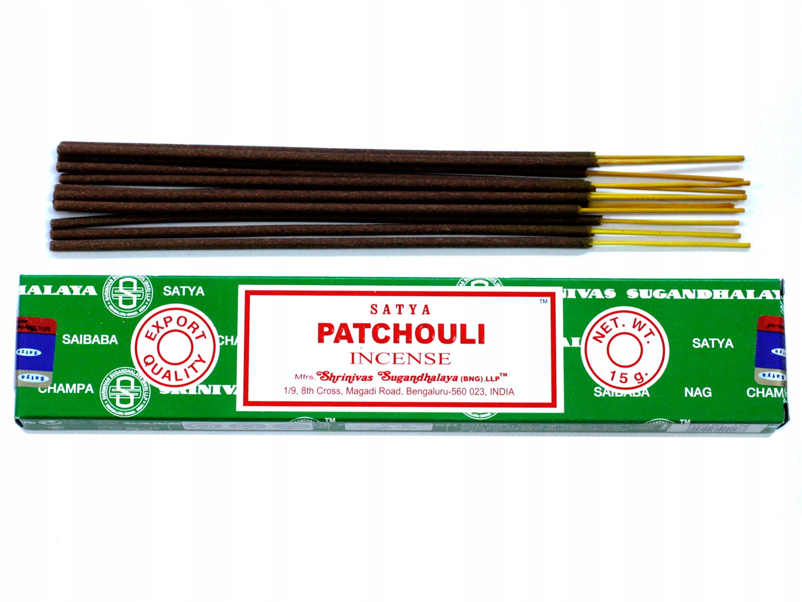 

Patchouli Paczula Naturalne Kadzidełka Satya 15g