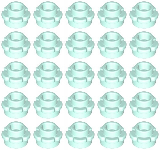 

Lego 24866 Kwiatek light aqua Nowy (2g) 25 szt