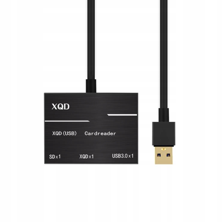 

Czarny Czytnik kart Xqd Sd Usb 3.0 na USB3.0