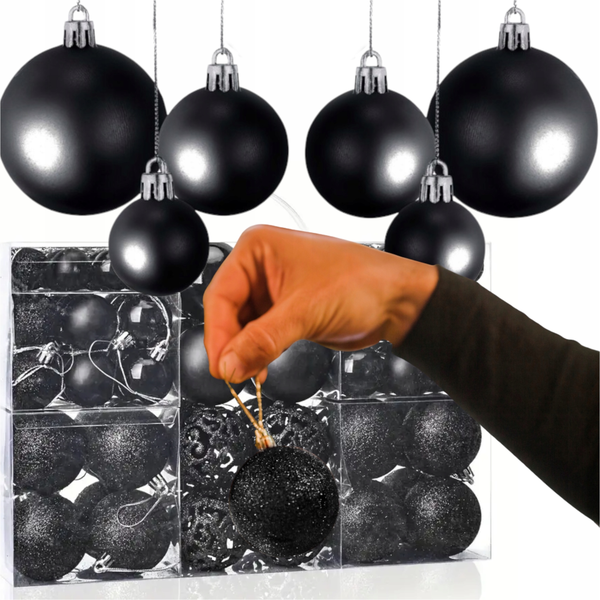 Vánoční Baňky Na Vánoční Stromeček Sada Nerozbitných Vánočních Ozdob Premium