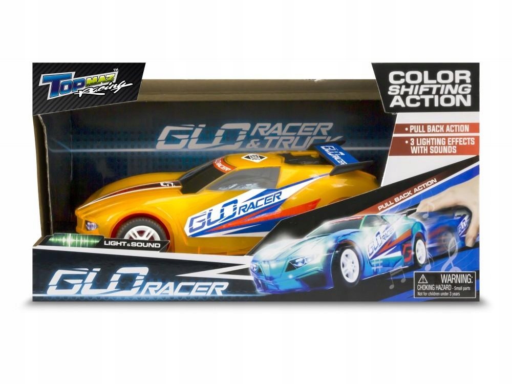 AUTO POJAZD WYŚCIGÓWKA PULL BLACK ŚWIATŁO DŹWIĘK Kod producenta 4894380845155