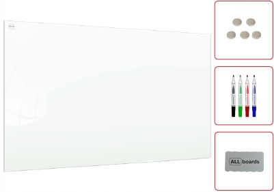 

Tablica magnetyczna Szklana biała 90x60 Gratisy