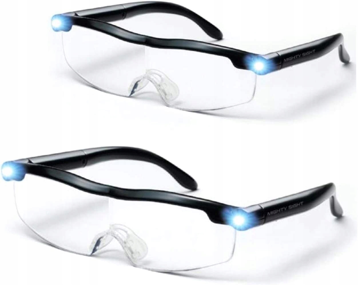 2 szt. LED okulary do czytania unisex do czytania,