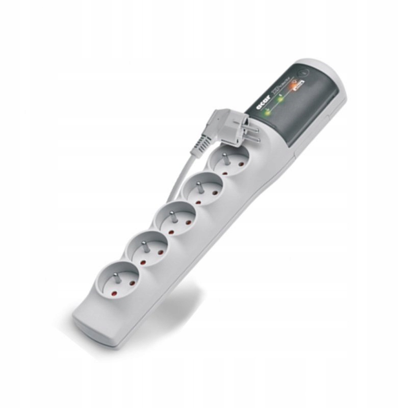 Listwa zasilająca Hsk Data ACAR XPROT-ULTRA-SZARY-5M 5 gniazd 5 m szary