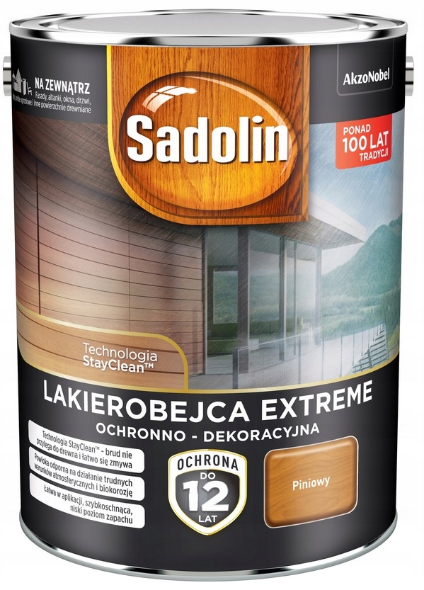 

Sadolin Extreme- lakierobejca, piniowa, 4.5l
