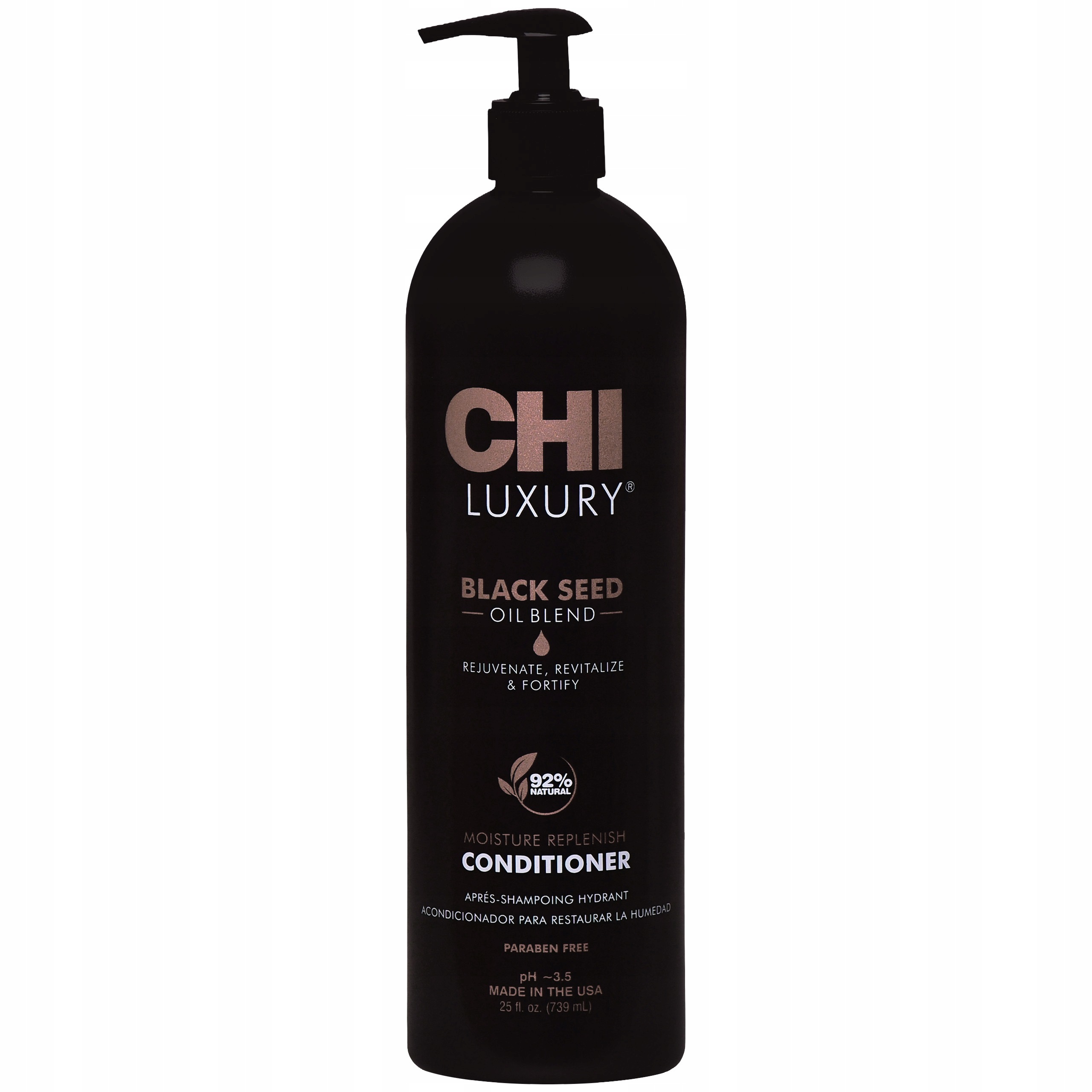 Chi Luxury Black Seed Oil Hydratační kondicionér na vlasy s olejem 739 ml