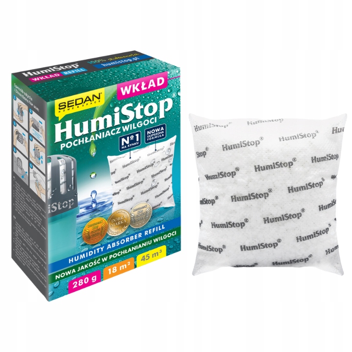 

HumiStop Wkład do Pochłaniacza Wilgoci 280g