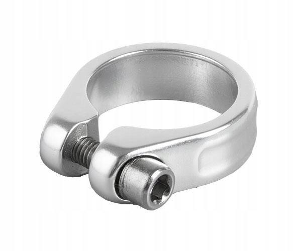 Obejma M-Wave z imbusem 34,9mm srebrna