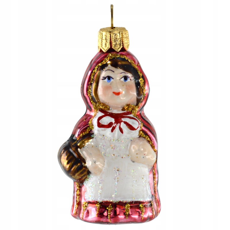 Bombka choinkowa Czerwony Kapturek SACO