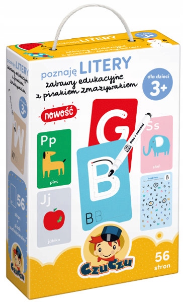 Poznaję literki z pisakiem zmazywakiem CZU CZU