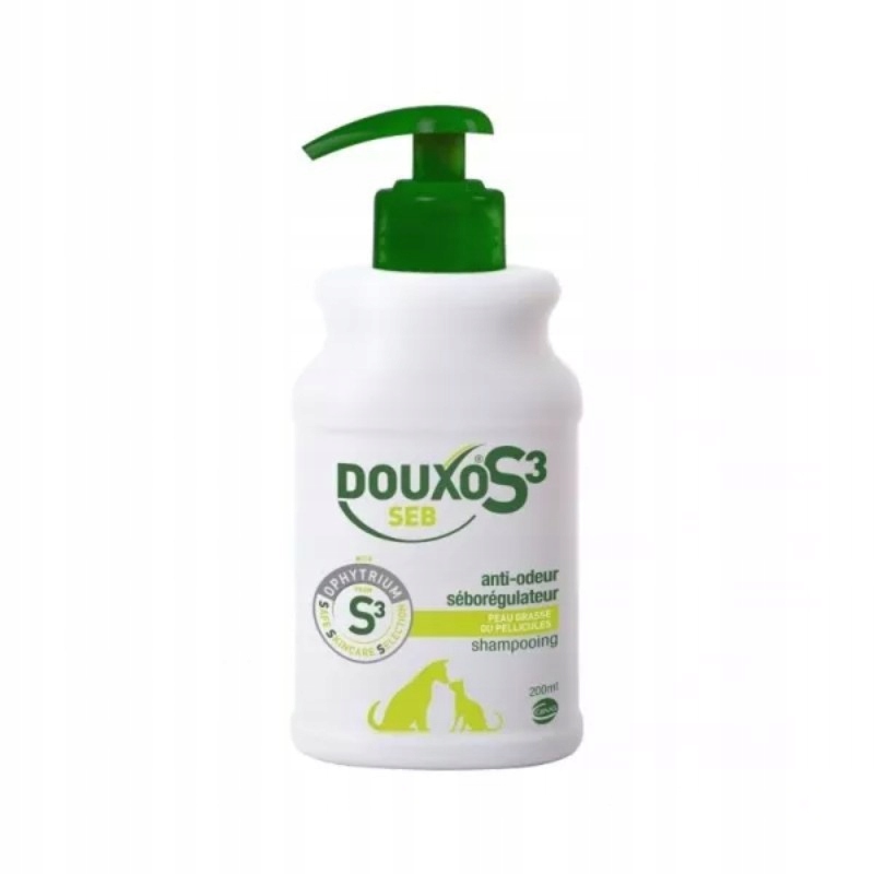 Douxo S3 Seb Shampooing 200ML szampon dermatologiczny dla psa i kota