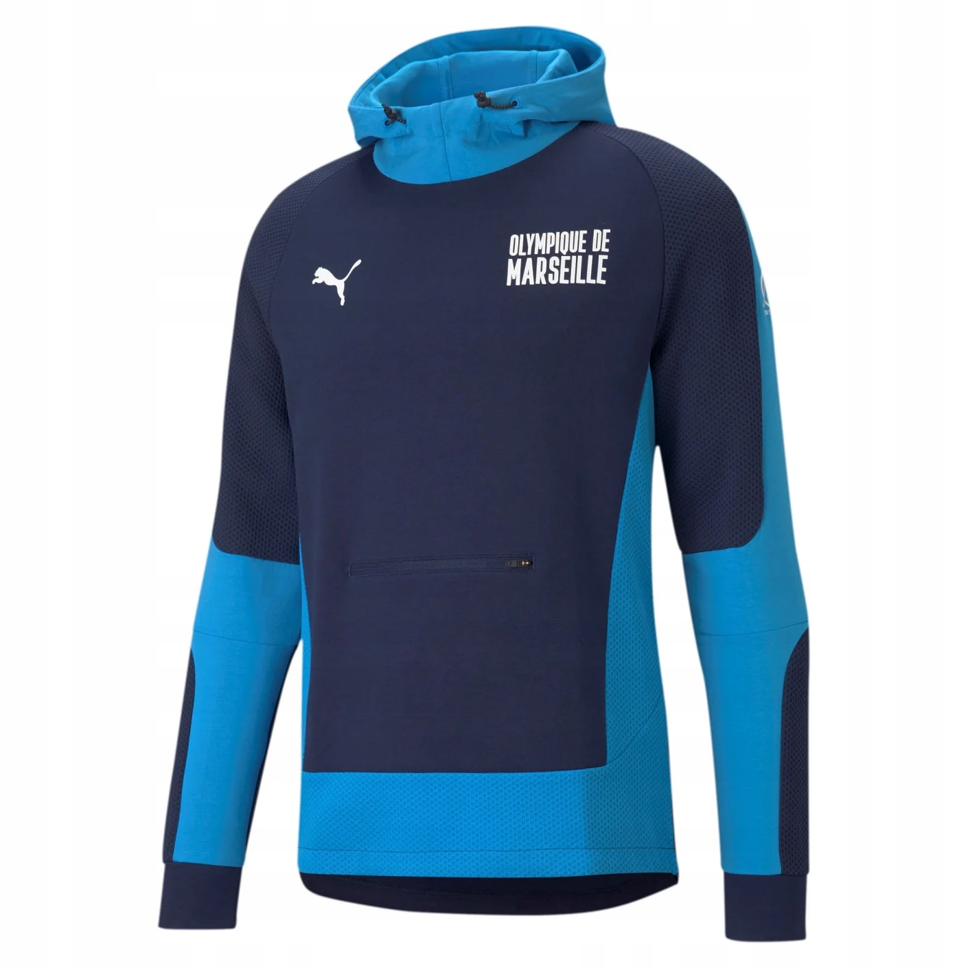 Bluza Bawełniana PUMA OLYMPIQUE MARSYLIA OM Evostripe Hoody M