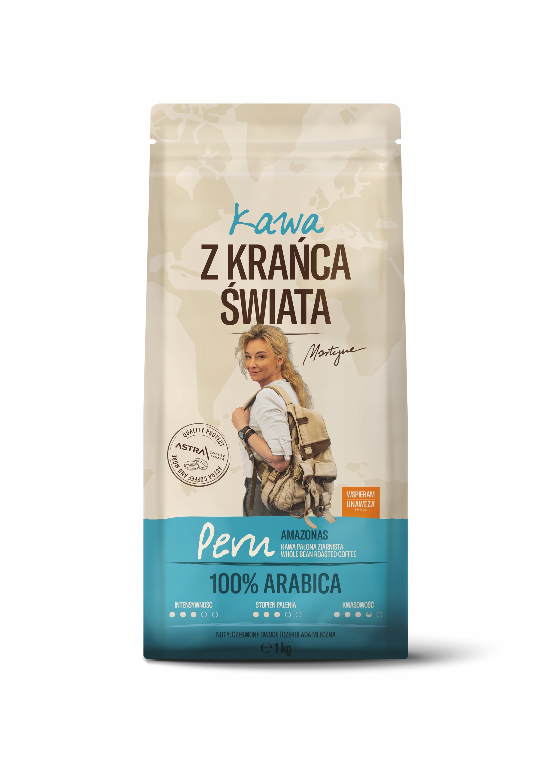 Levně Káva zrnková Arabica z konce světa Peru 1 kg Martyna Wojciechowska