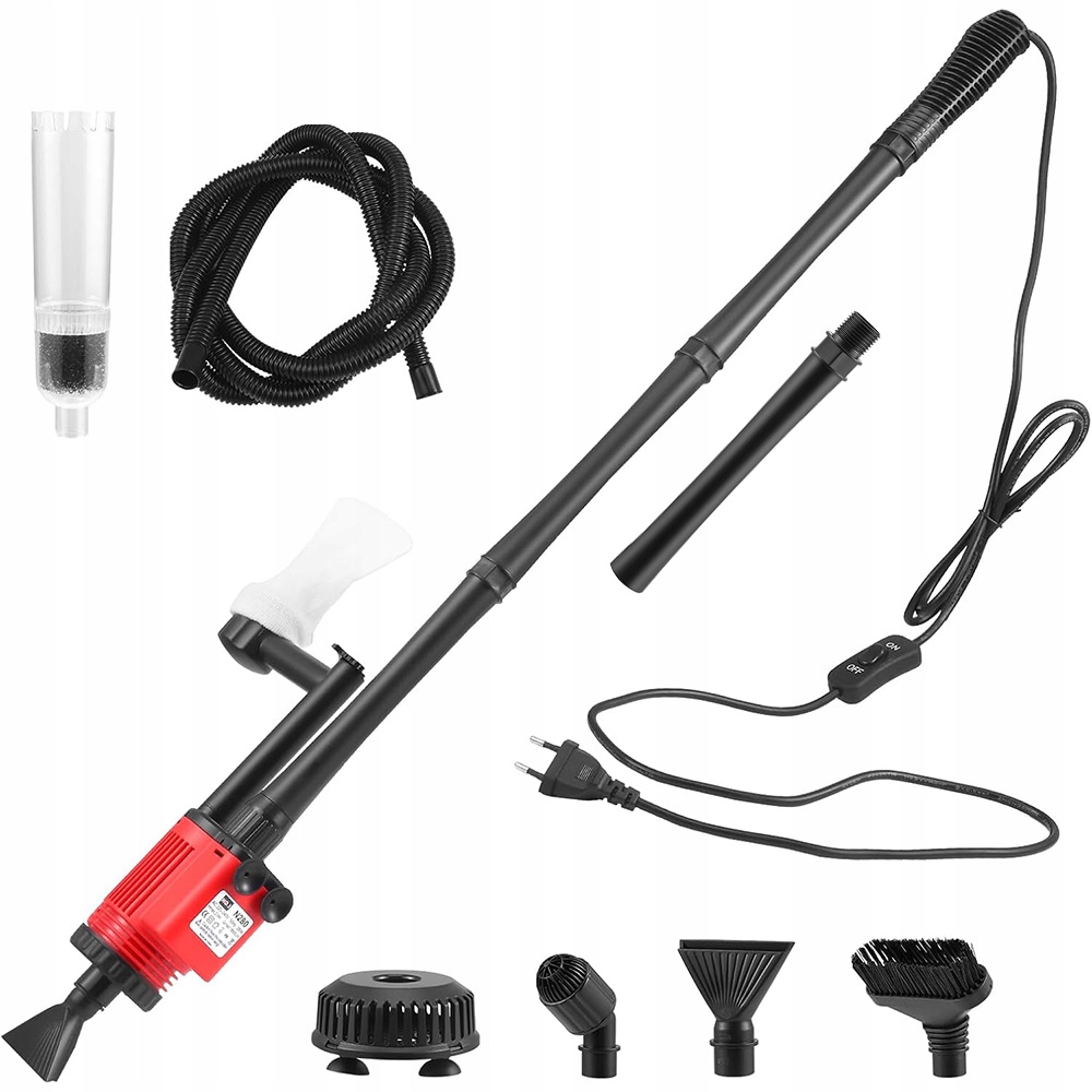 Elektrický Vysavač Do Akvária 6V1 Pro Velké I Malé Nádrže