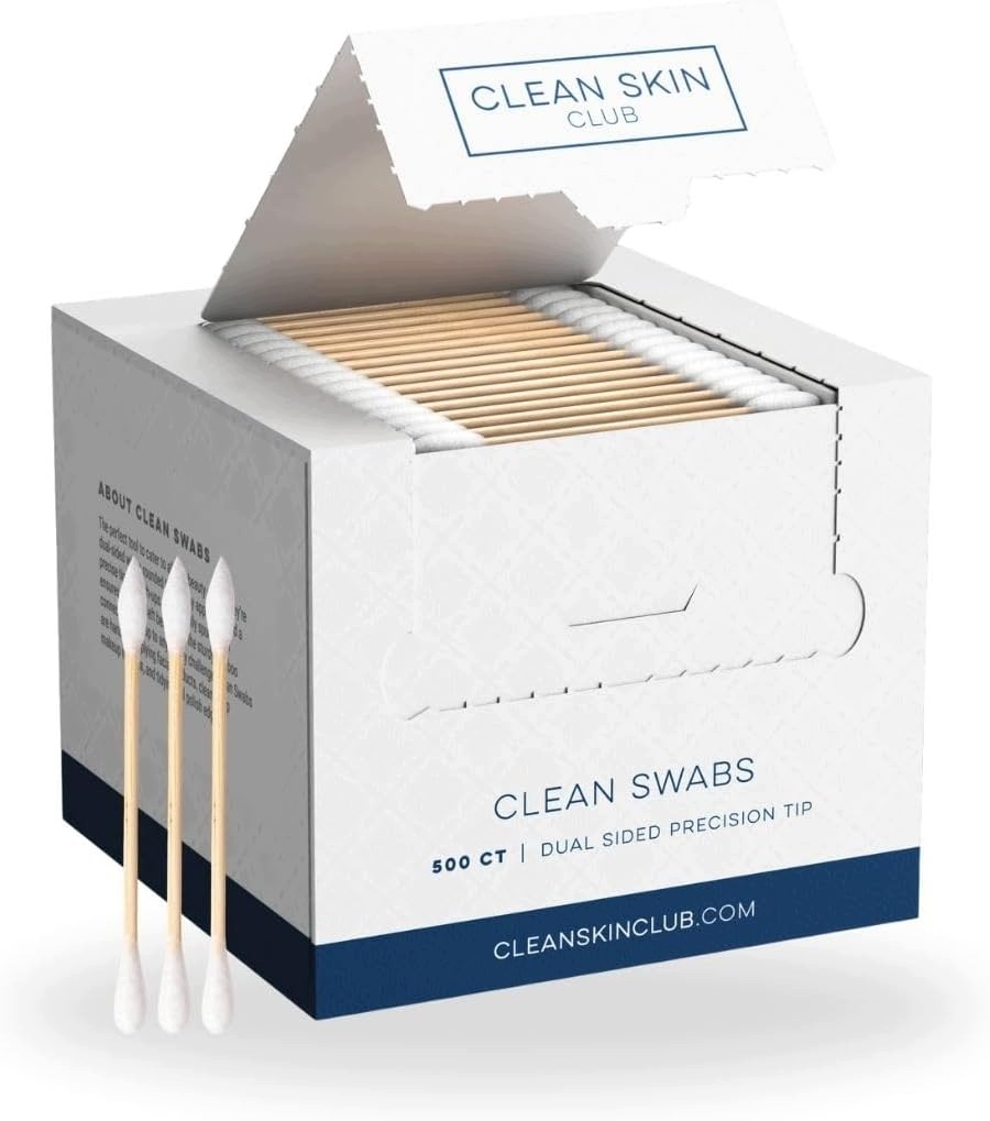 clean skin club Vatové tyčinky – bambus – pro líčení a lak na nehty