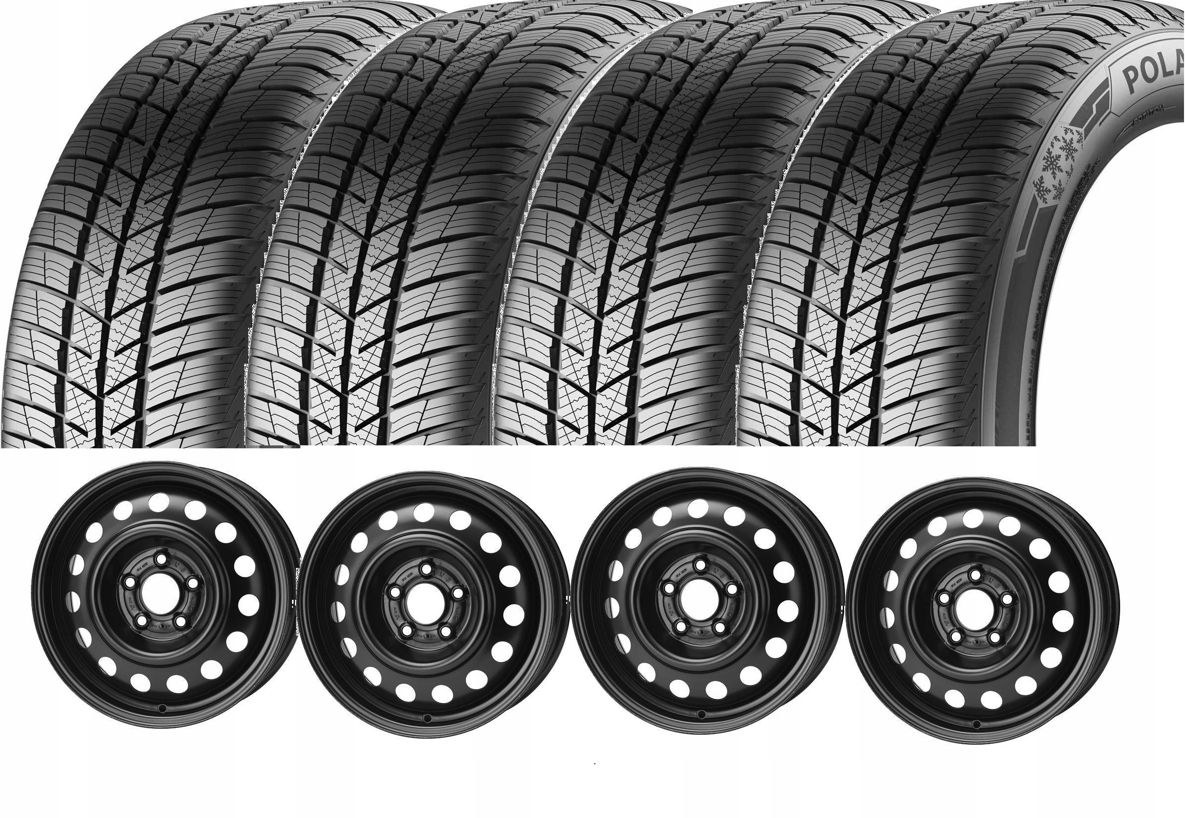 NOWE KOŁA ZIMA RENAULT MEGANE IV 205/55R16 BARUM Rodzaj felg Stalowe