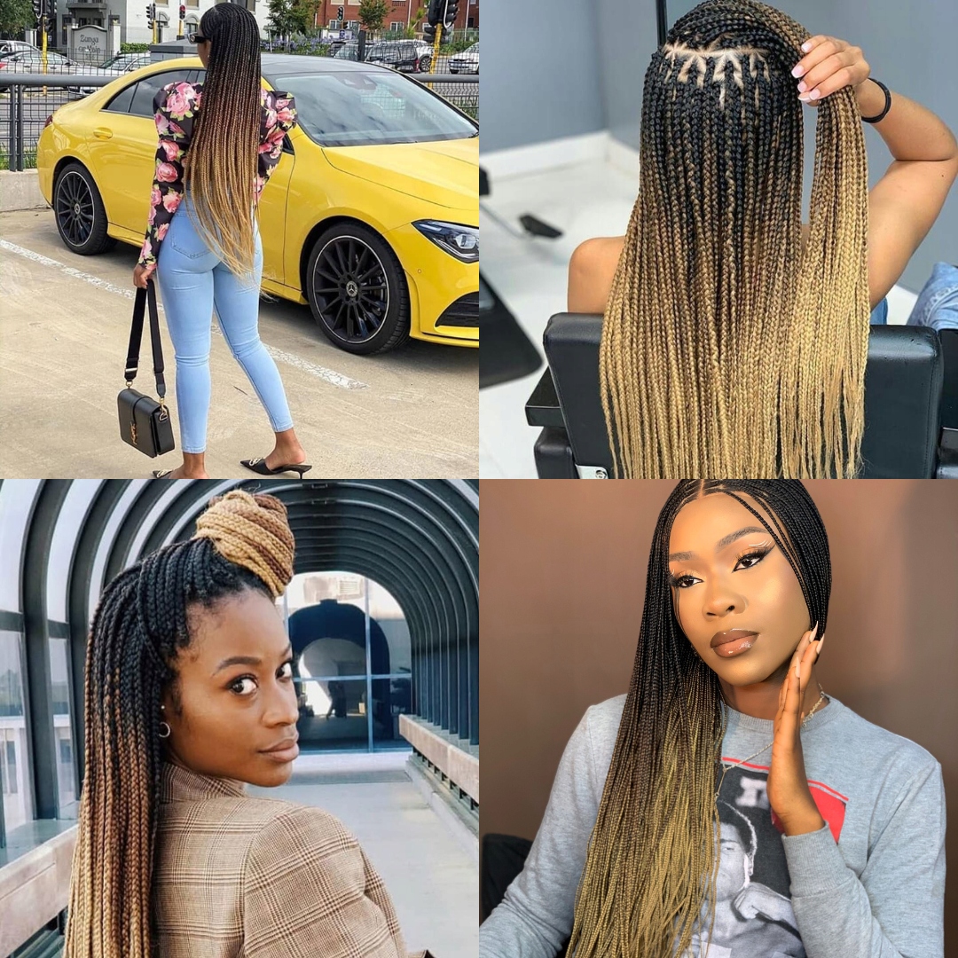 Włosy syntetyczne warkocz C14 ombre c. blond SEOL Stan opakowania oryginalne