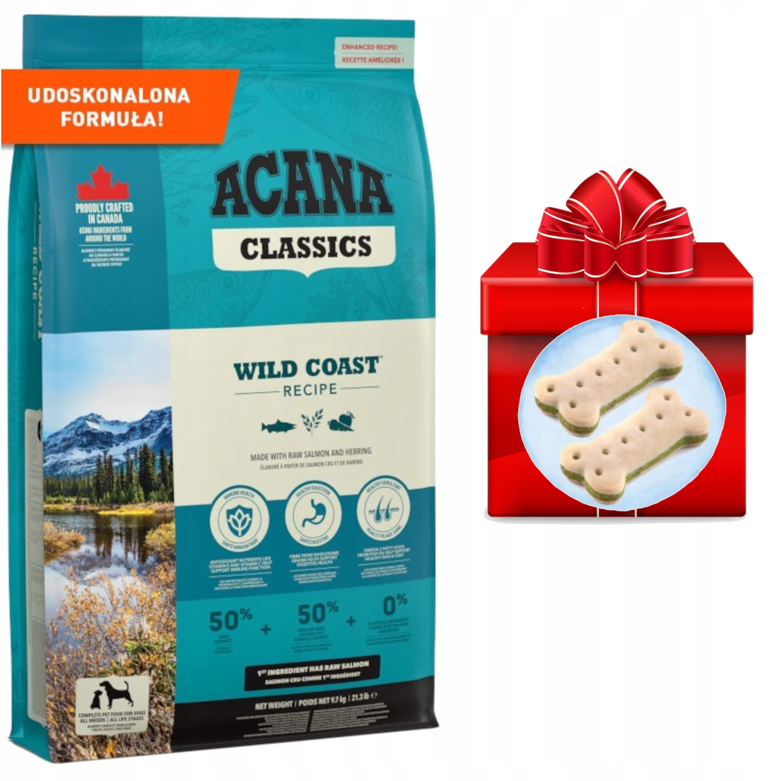 Acana Wild Coast Dog Ryba fish 9.7kg karma dla psa