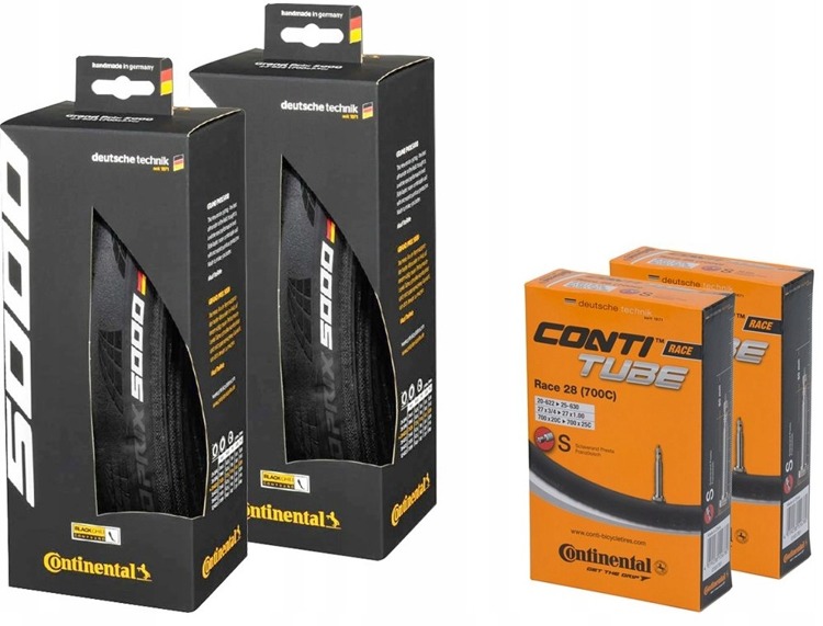 Continental GP5000 28" duše Light – pro dva