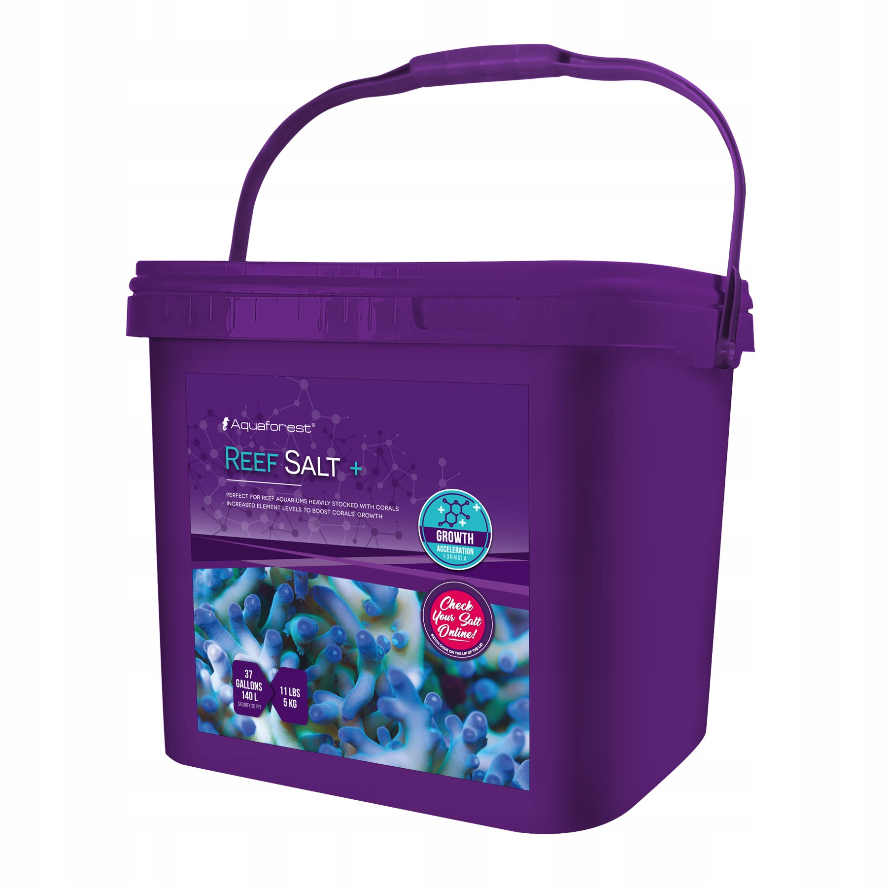 Mořská Sůl Do Akvária Aquaforest Reef Salt+ 5 Kg Obohacená O Minerály