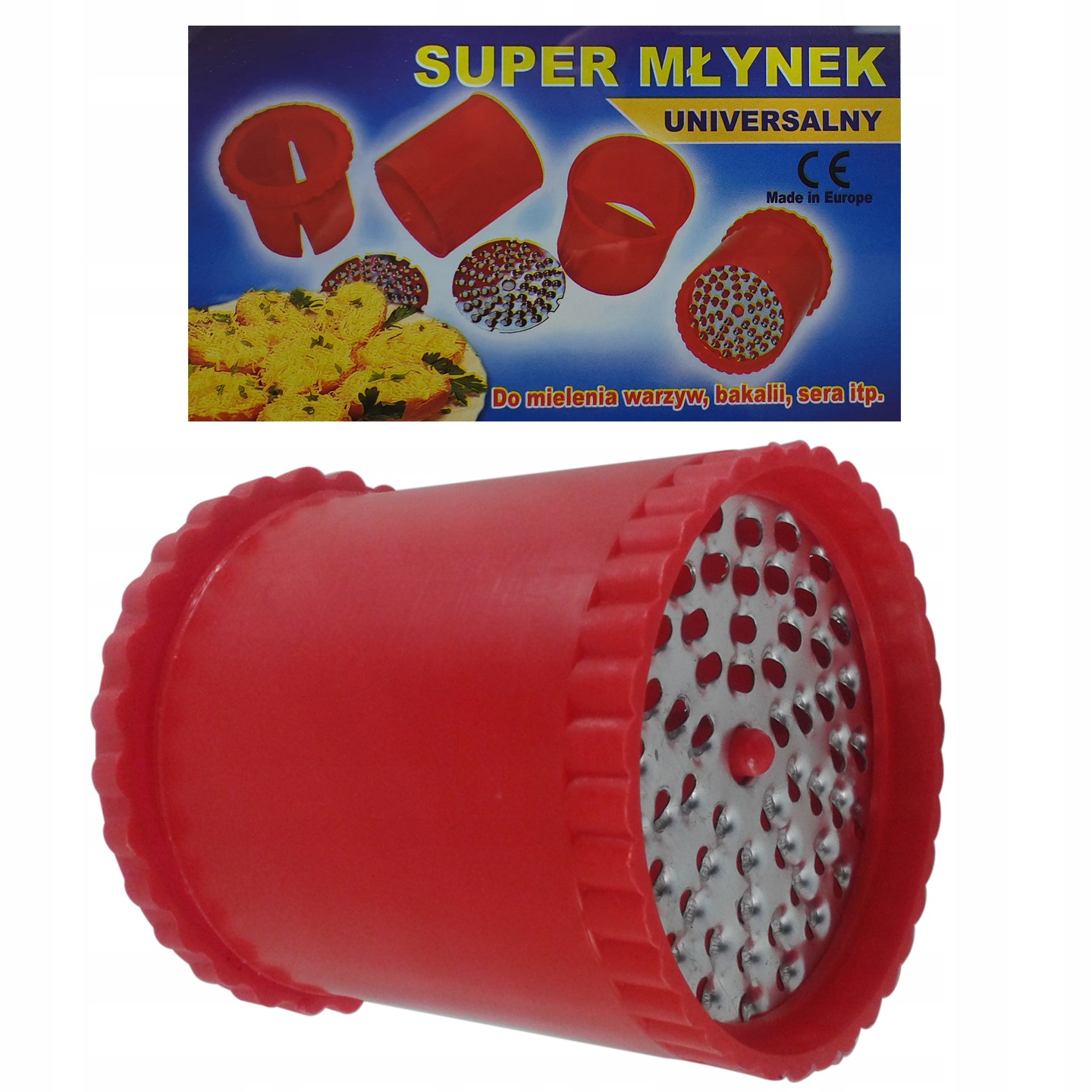 MŁYNEK MASZYNKA KRAJALNICA NÓŻ DO SERA ORZECHÓW CZEKOLADY JAJEK BAKALII #24