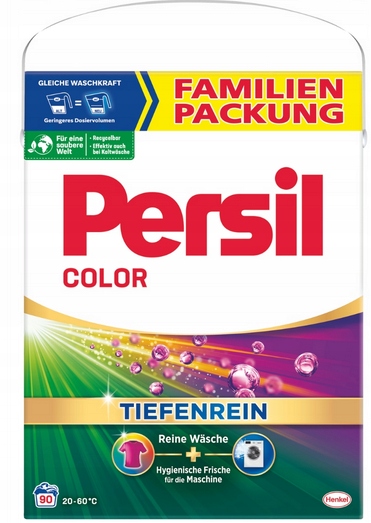 Levně Persil Prášek na barevné prádlo Deep Clean Color box 90 praní 4,95 kg